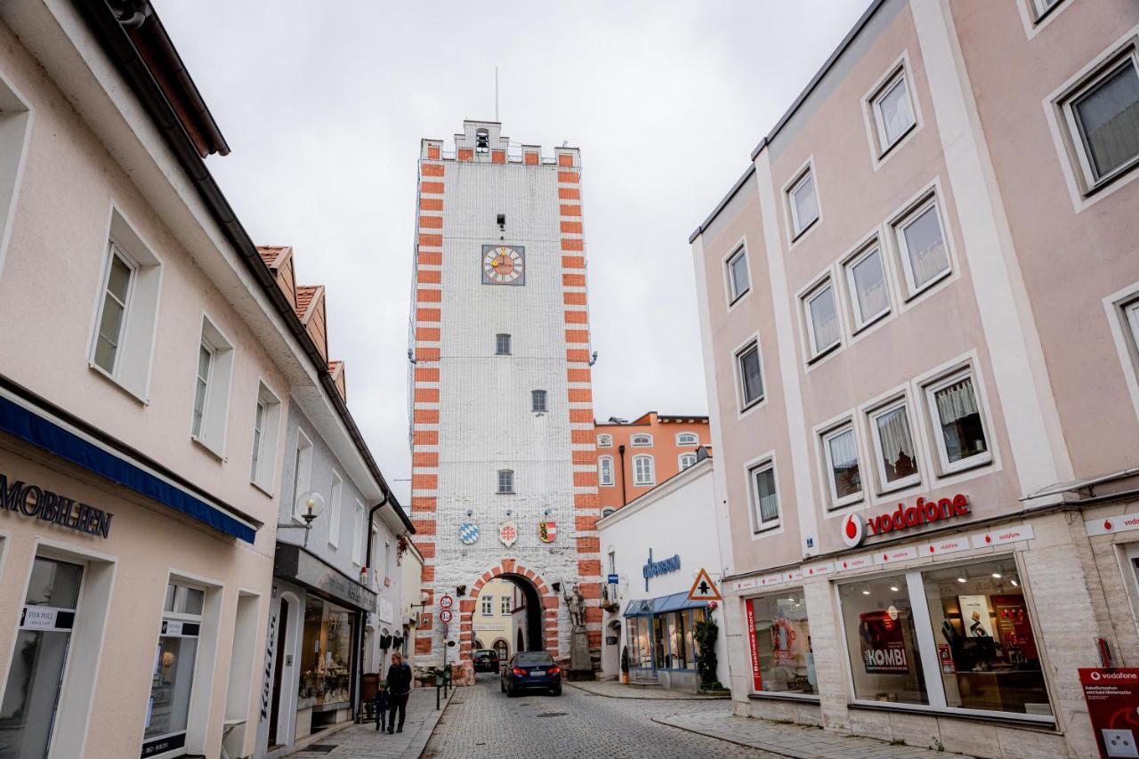 Highlight Am Stadtplatz Muehldorf - C4S Come4Stay - 2 Zimmer Wohnung I Bis Zu 5 Gaeste Eksteriør billede