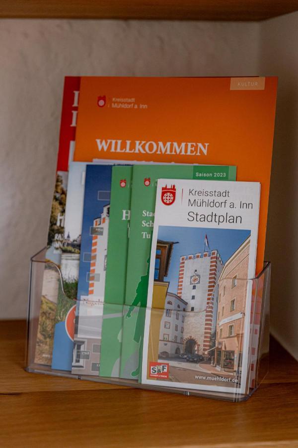 Highlight Am Stadtplatz Muehldorf - C4S Come4Stay - 2 Zimmer Wohnung I Bis Zu 5 Gaeste Eksteriør billede